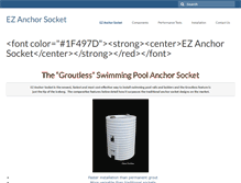 Tablet Screenshot of ezanchorsocket.com